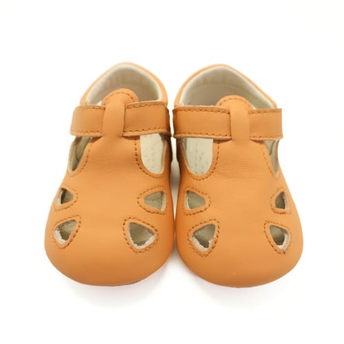 Chaussures bébé cuir souple Archie Camel