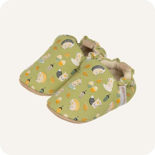 Chaussons bébé coton Petit-Gris